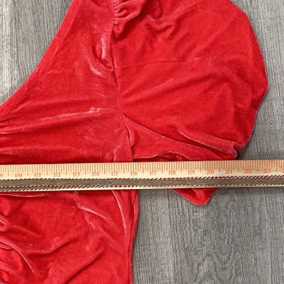 NWT Free People Cupcake Velvet Short Sleeve Top Size Large - Picture 8 of 10